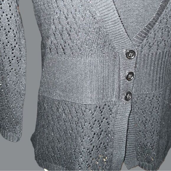 Notations ntn black one piece sweater with 2 piece look! - Picture 4 of 9